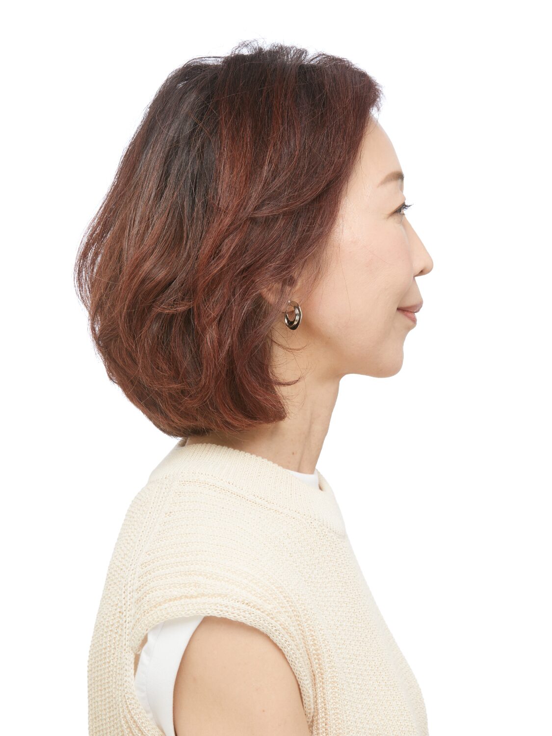 50代・60代におすすめ☆似合わせカットミディアム 2