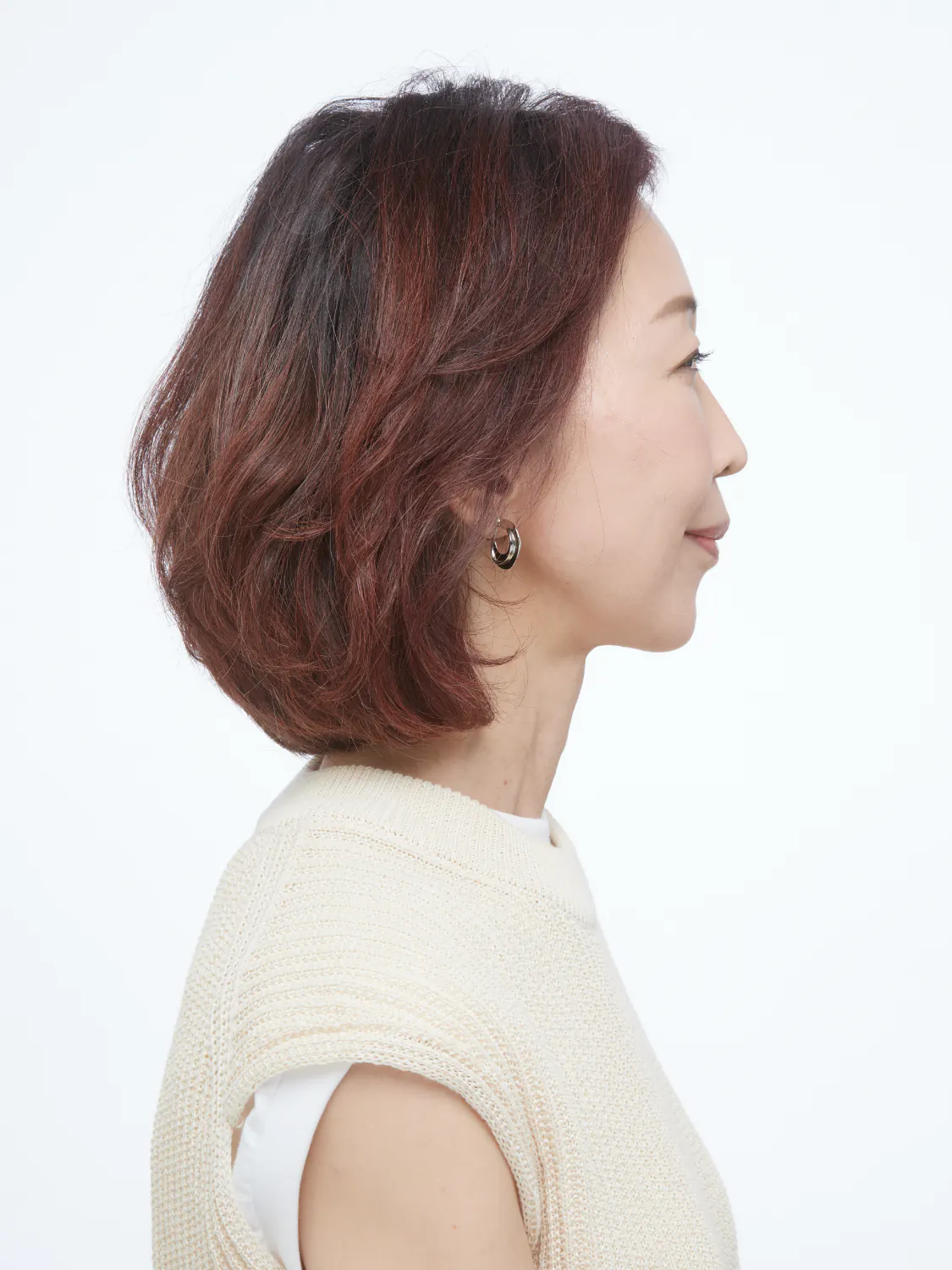 50代・60代におすすめ☆似合わせカットミディアム 2